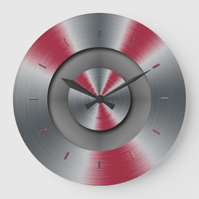 Grande Horloge Ronde Vivid Burgundy Tones Color (Recto)