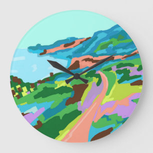 Grande Horloge Ronde Vivid Vistas