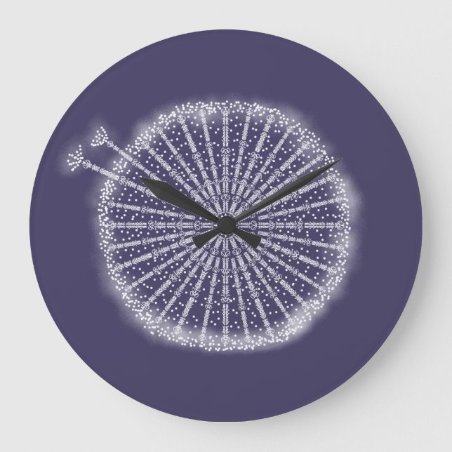 Grande Horloge Ronde Voeux de Dandelion (Recto)