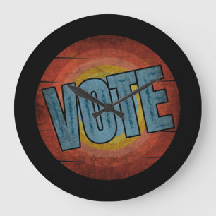 GRANDE HORLOGE RONDE VOTER VINTAGE