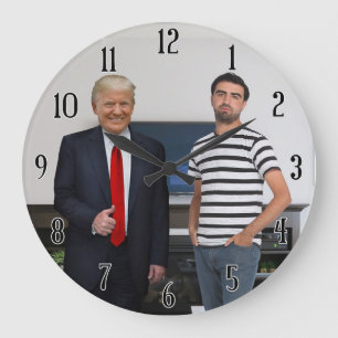 Grande Horloge Ronde Vous avez rencontré le président Donald Trump   Aj