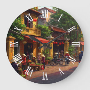 Grande Horloge Ronde Voyage à Hanoï Vietnam