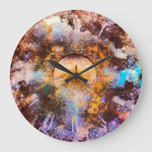 Grande Horloge Ronde Voyage dans le temps (Recto)