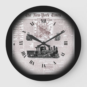 Grande Horloge Ronde Voyage dans le temps ~ NY Times ~ 13 mai 1862 ~ Ri