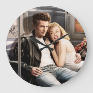 Grande Horloge Ronde Voyageurs de métro