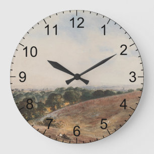 Grande Horloge Ronde Vue sur South Downs - John Martin