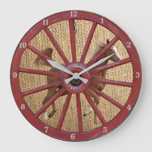 GRANDE HORLOGE RONDE WAGON WHEEL (Recto)