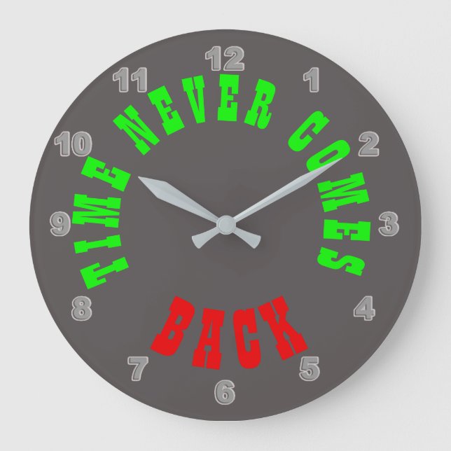 Grande Horloge Ronde Wall Clock (Recto)