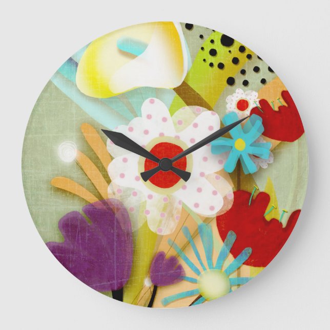 Grande Horloge Ronde Wall Clock Home Decor 2012 (Recto)