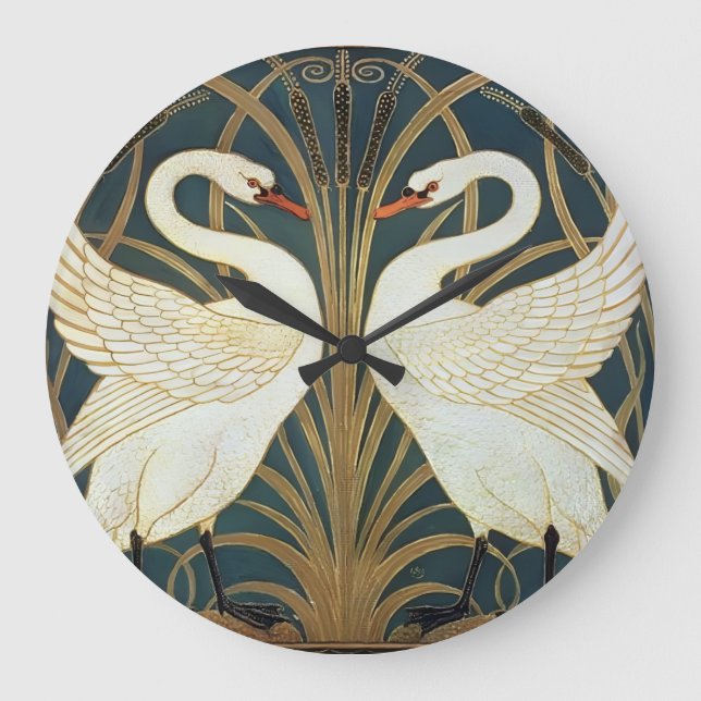 Grande Horloge Ronde Walter Crane Swan (Recto)