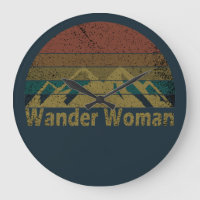 Wander femme randonnée camping vintage