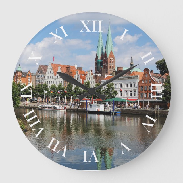 Grande Horloge Ronde Wanduhr Lübeck (Recto)