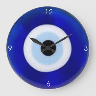Grande Horloge Ronde Ward Off the Evil Eye" Clock"