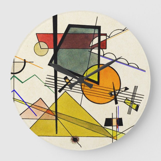 Grande Horloge Ronde Wassily Kandinsky - Melodisch (Recto)