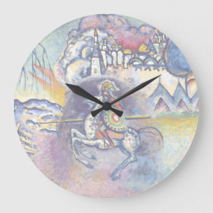 Grande Horloge Ronde Wassily Kandinsky - Saint Georges & Les Cavaliers