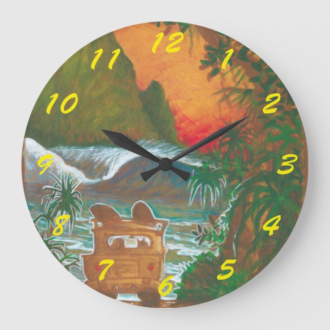 Grande Horloge Ronde Watching the Sunset Man (Recto)