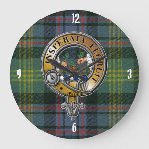 Grande Horloge Ronde Watson Tartan