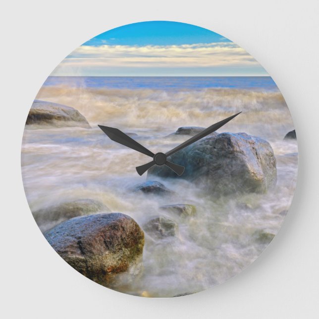 Grande Horloge Ronde Waves crashing (Recto)
