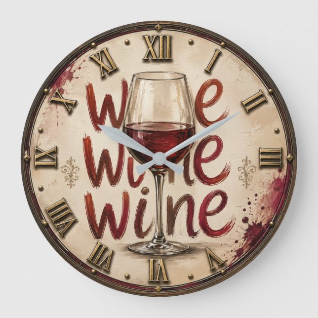 Grande Horloge Ronde We Wine  (Recto)
