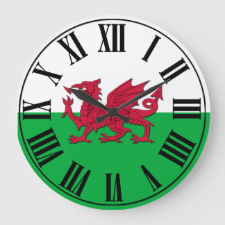Grande Horloge Ronde Welsh Flag