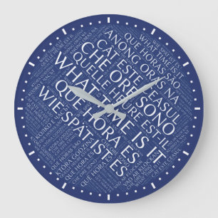 GRANDE HORLOGE RONDE WHAT TIME IS