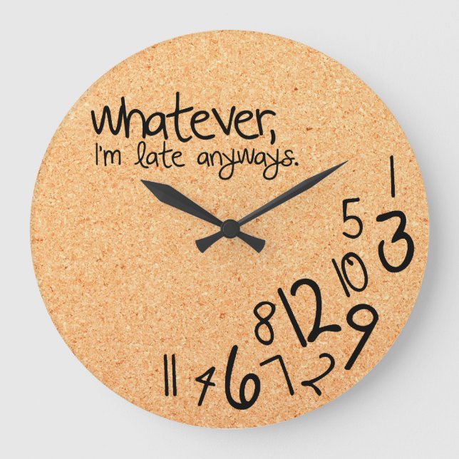 Grande Horloge Ronde whatever with cork (Recto)