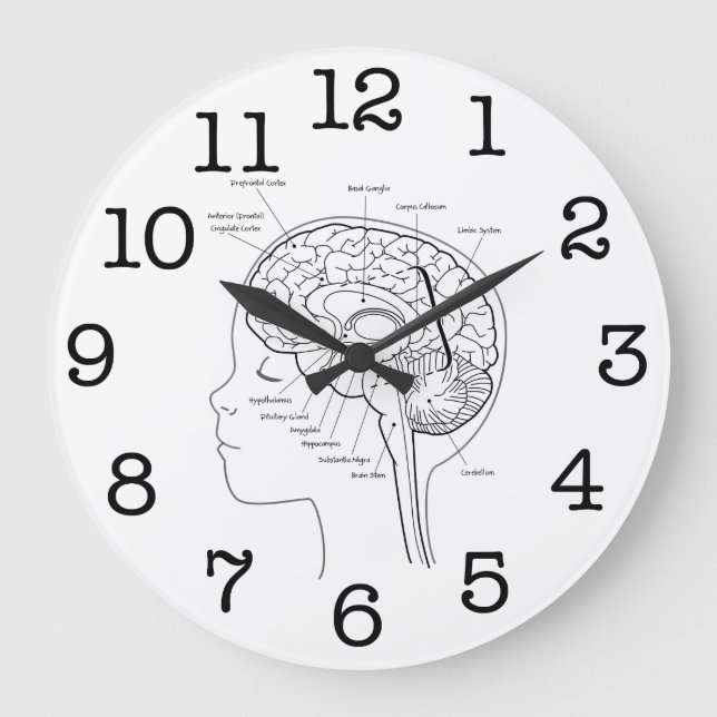 Grande Horloge Ronde What's in Your Brain (Recto)