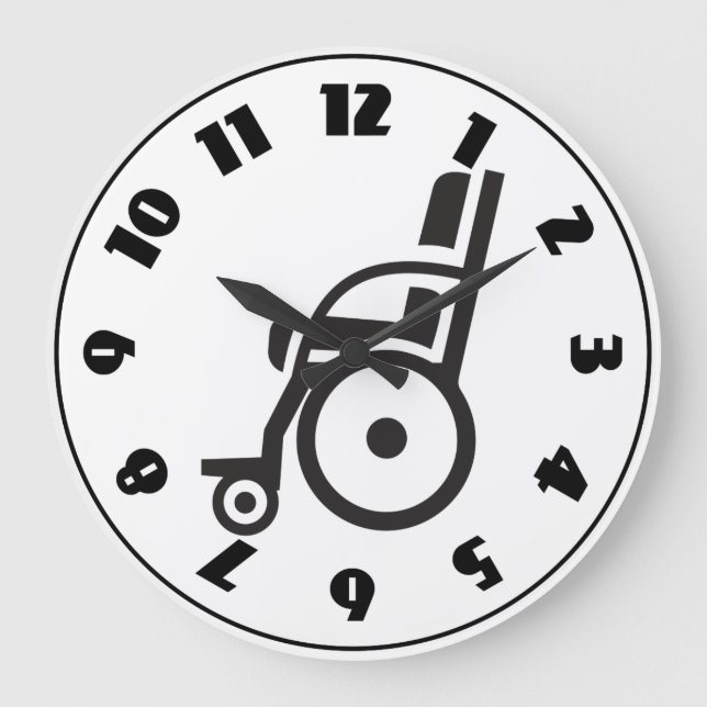Grande Horloge Ronde Wheelchair Icon Clock (Recto)