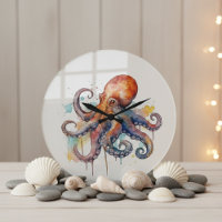 Whimsy océanique : pieuvre colorée
