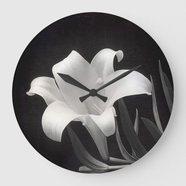 Grande Horloge Ronde White Lily (Recto)