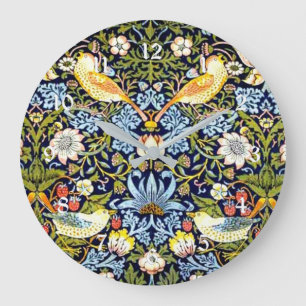 Grande Horloge Ronde William Morris, Strawberry Thief,