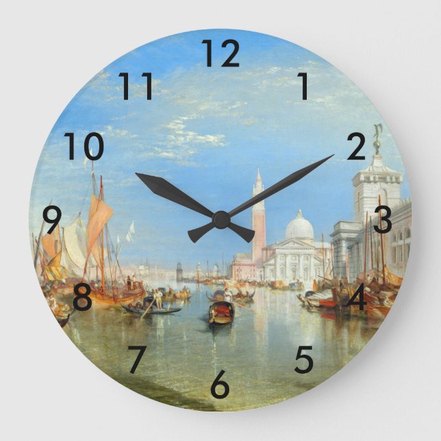 Grande Horloge Ronde William Turner - Venise, le Dogana et le San Giorg (Recto)