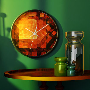 Grande Horloge Ronde Window Light Abstract Art Round