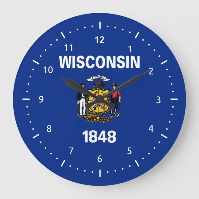 Grande Horloge Ronde Wisconsin flag (Recto)