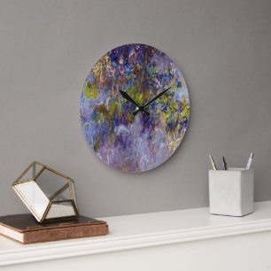 Grande Horloge Ronde Wisteria (moitié gauche) par Claude Monet