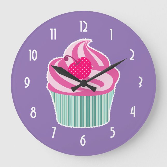 Grande Horloge Ronde WIth Polka Dot Cherry (Recto)