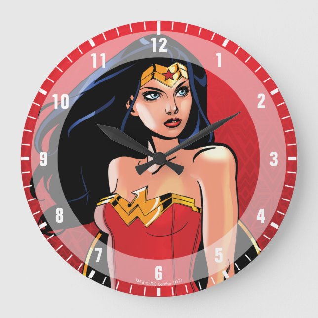 Grande Horloge Ronde Wonder Woman with Sword - Fierce (Recto)