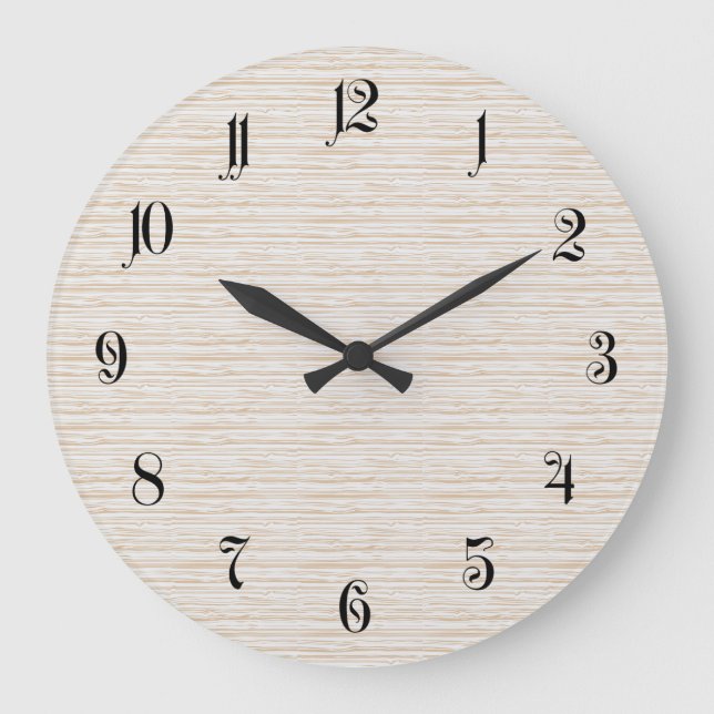 Grande Horloge Ronde Wood background (Recto)