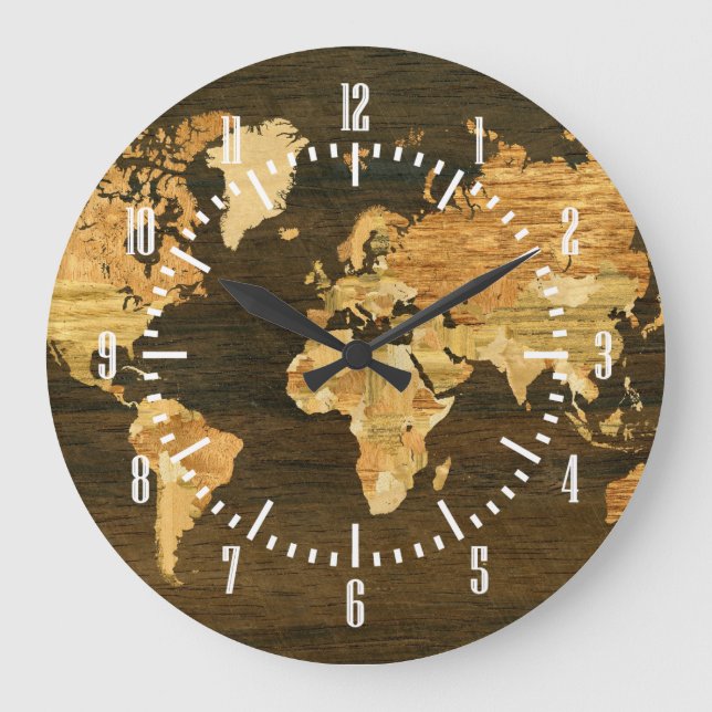 Grande Horloge Ronde Wooden (Recto)
