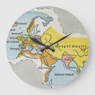 Grande Horloge Ronde WORLD MAP, c1300.