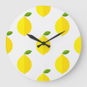 Grande Horloge Ronde Yellow lemon clock