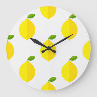 Grande Horloge Ronde Yellow lemon clock
