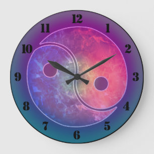 Grande Horloge Ronde Yin Yang