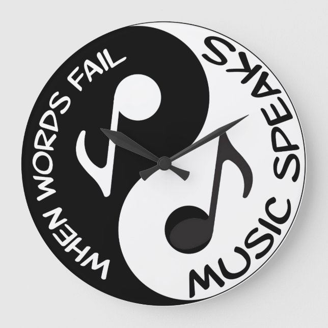 Grande Horloge Ronde Yin yang (Recto)