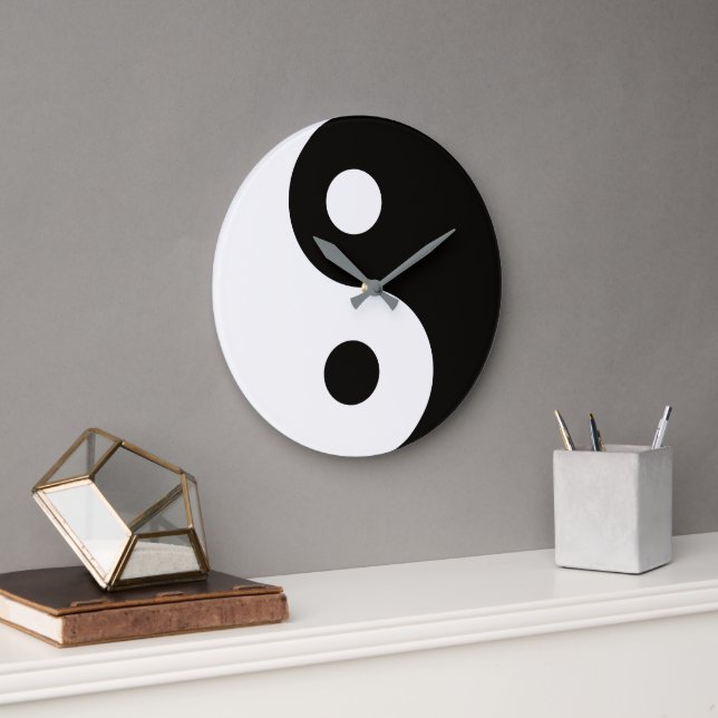 Grande Horloge Ronde Ying Yang (Bureau)
