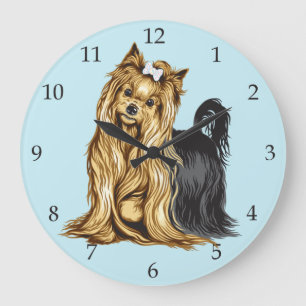 Grande Horloge Ronde Yorkshire Terrier