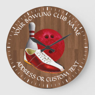 Grande Horloge Ronde Your Bowling Club Name Bowling Club Owner