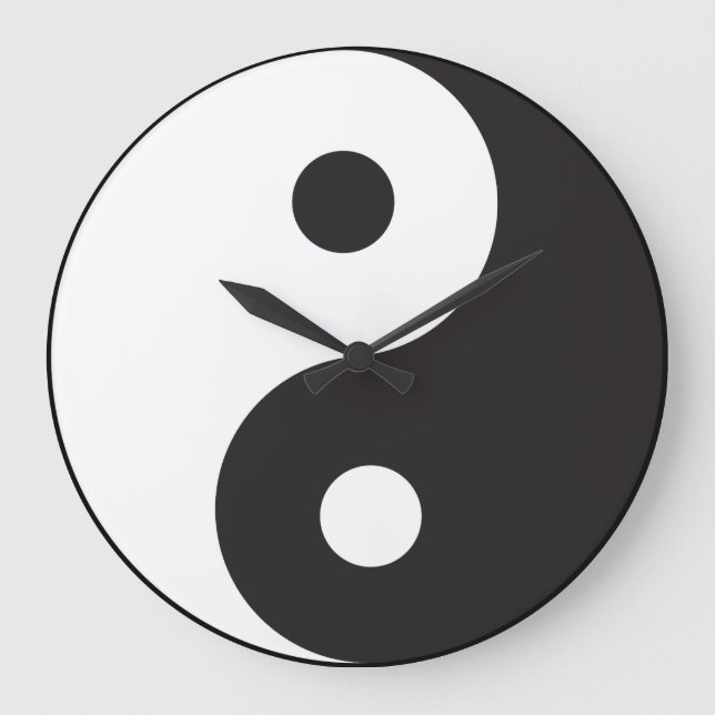 Grande Horloge Ronde Zen Yin Yang (Recto)