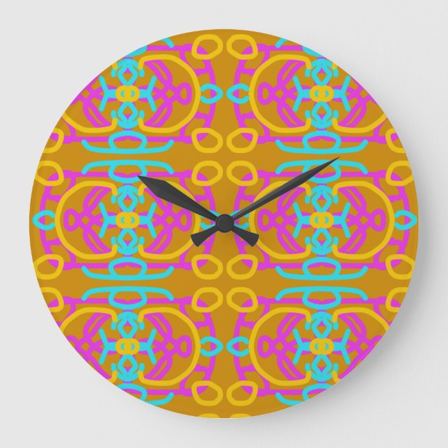 Grande Horloge Ronde ZINGARO acrylic wall clock  (Recto)