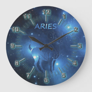 Grande Horloge Ronde Zodiac sign aries
